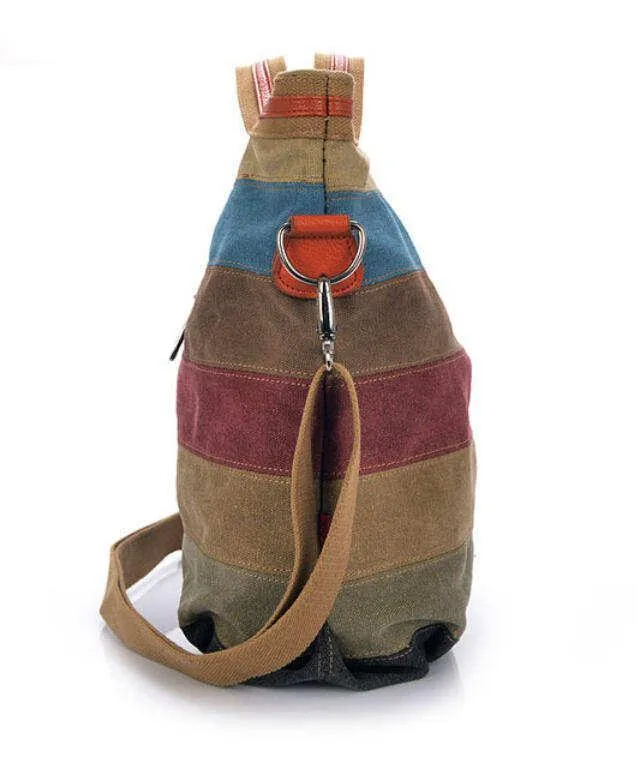 Striped Canvas Bag