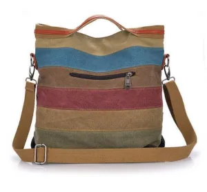 Striped Canvas Bag