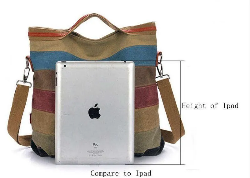 Striped Canvas Bag