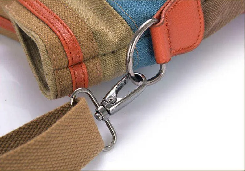 Striped Canvas Bag