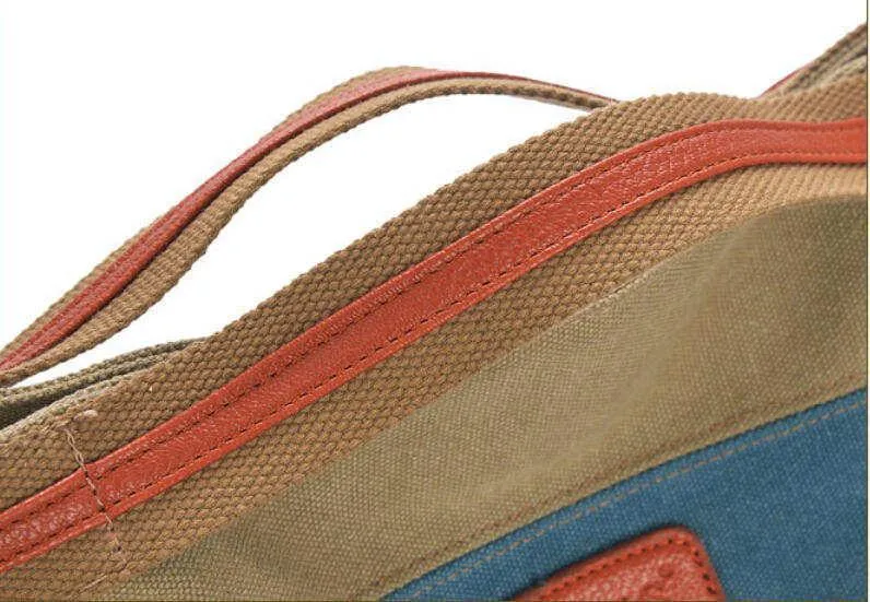 Striped Canvas Bag