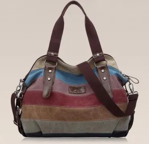 Striped Canvas Bag