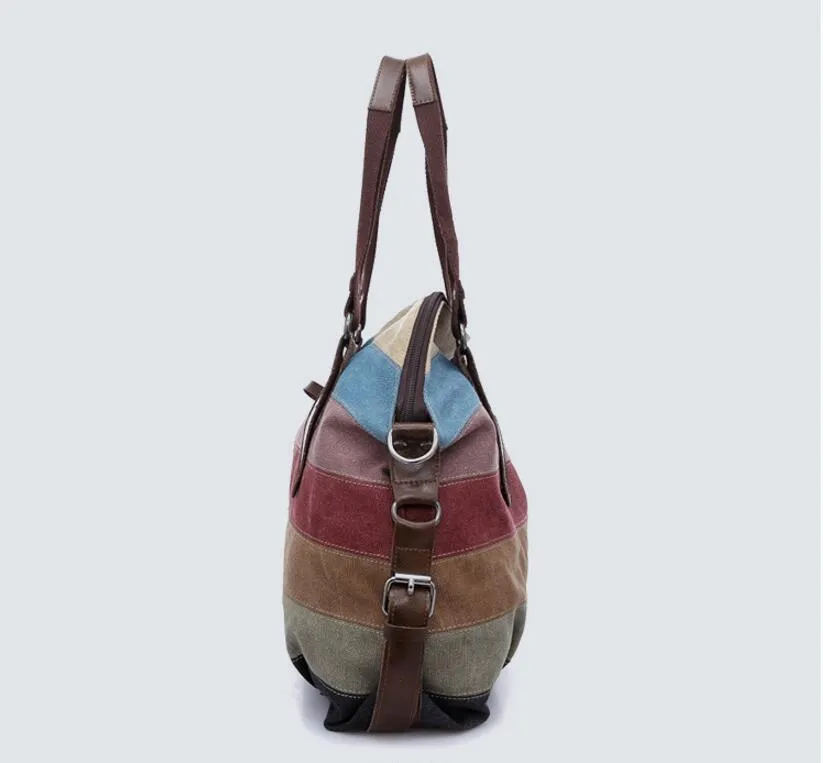Striped Canvas Bag
