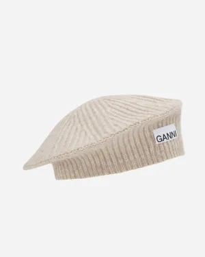 Structured Rib Beret - Brazilian Sand