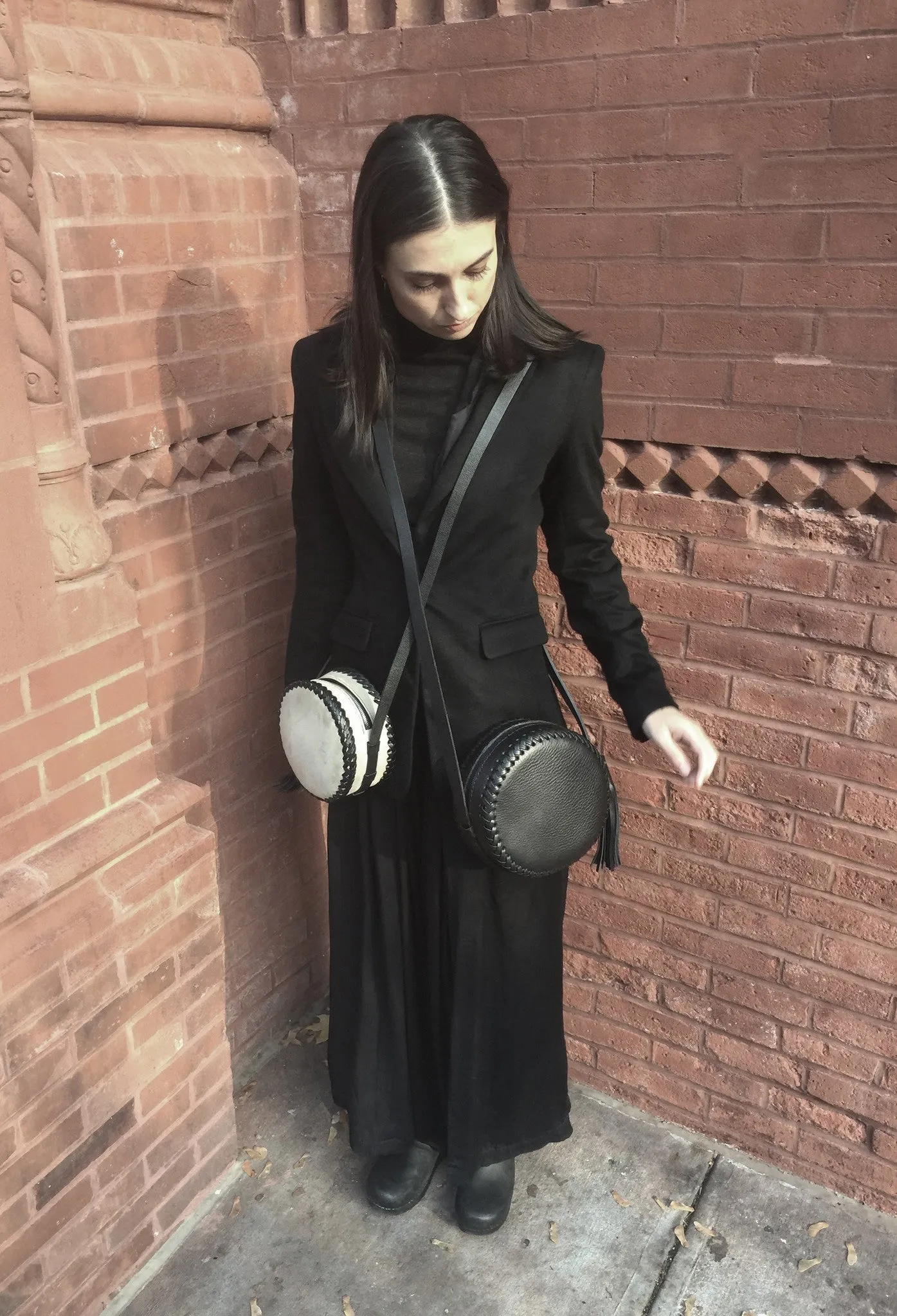 Suede Canteen Bag