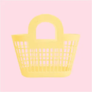 sunjellies: rosie basket in yellow