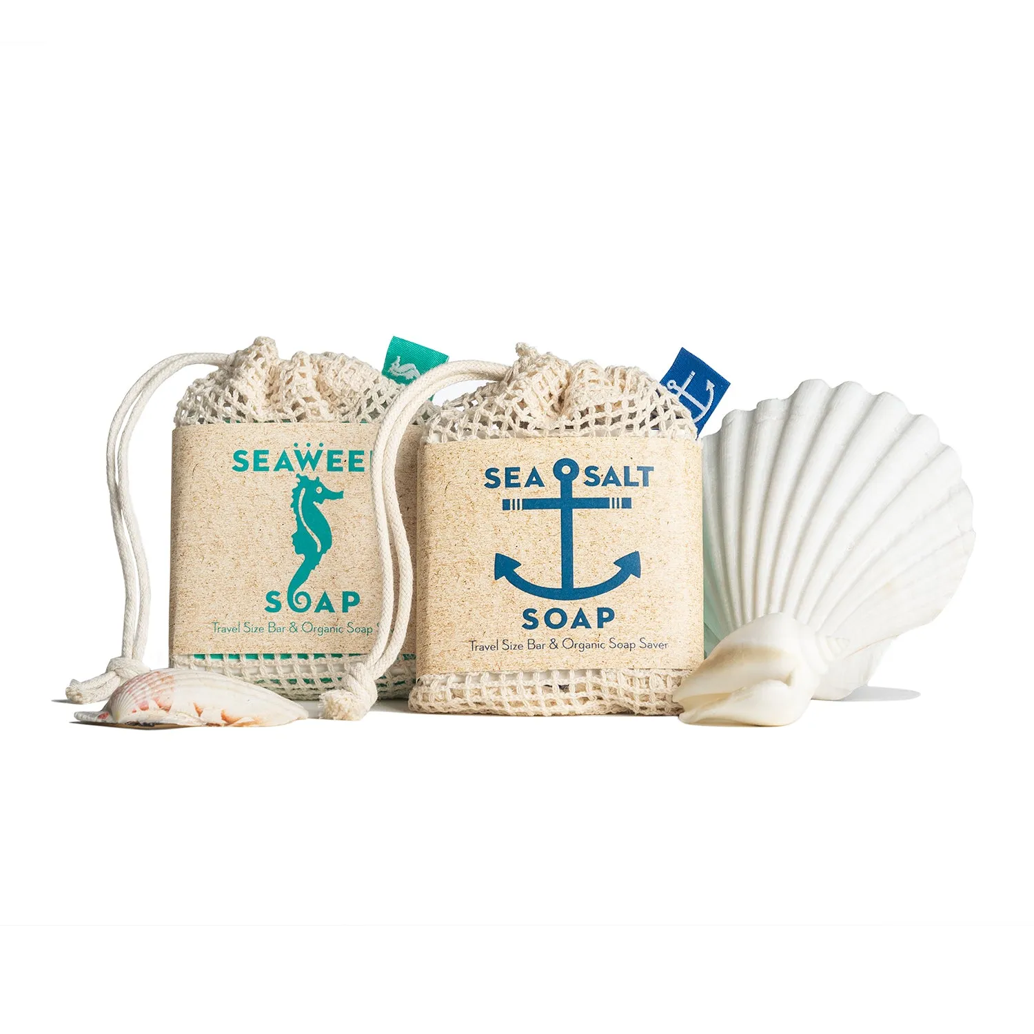 Swedish Dream Sea Salt Travel Size Soap & Organic Soap Saver
