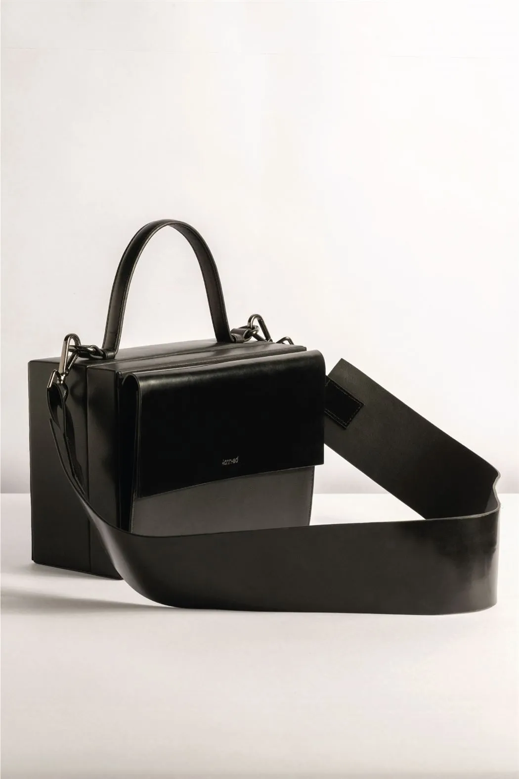 Tanned   I   Box Bag    Evening, Crossbody  Black  TO/BB-BLK  I Leather Bag