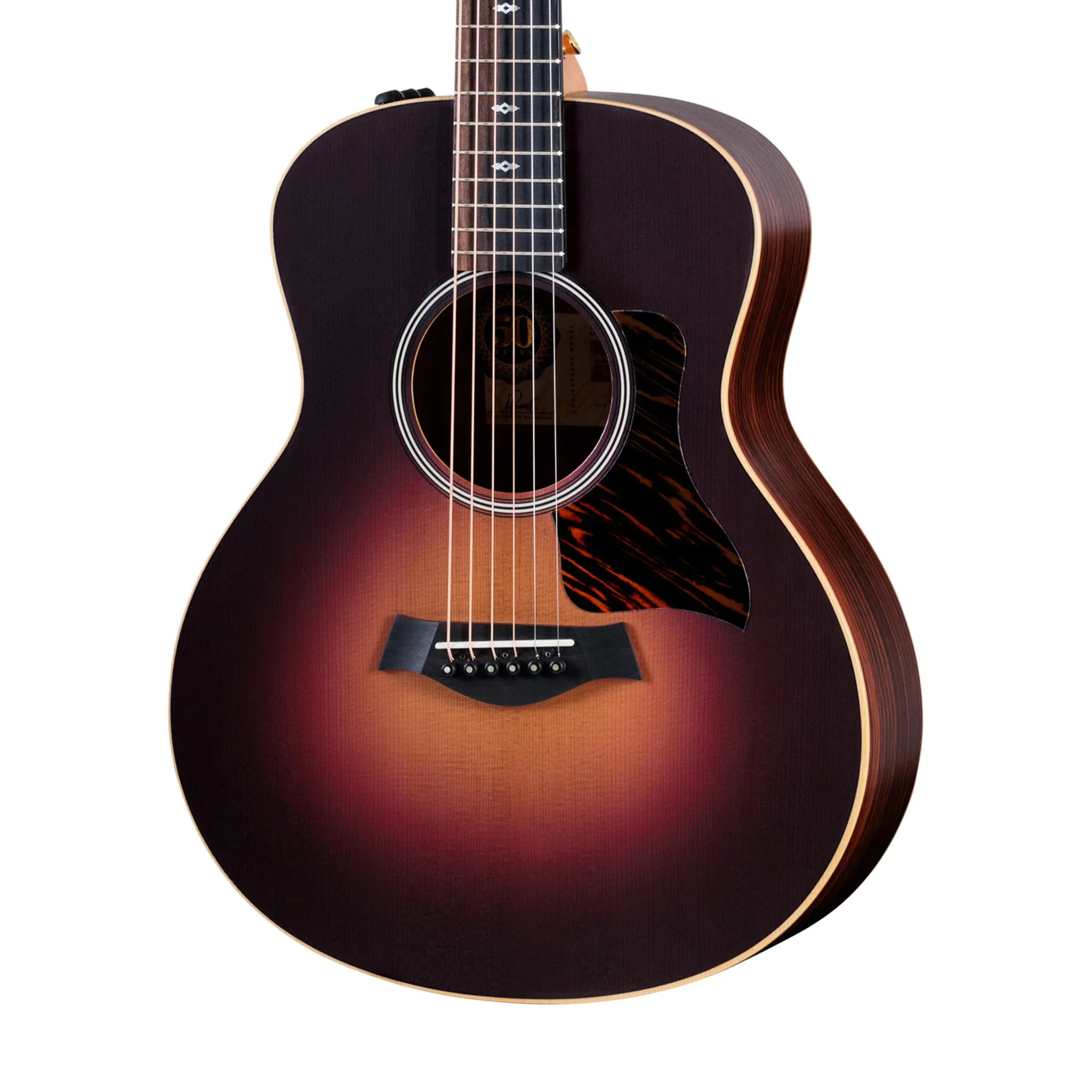 Taylor 50th Anniversary GS Mini-e Rosewood SB LTD Acoustic Guitar w/Case, Sunburst Top
