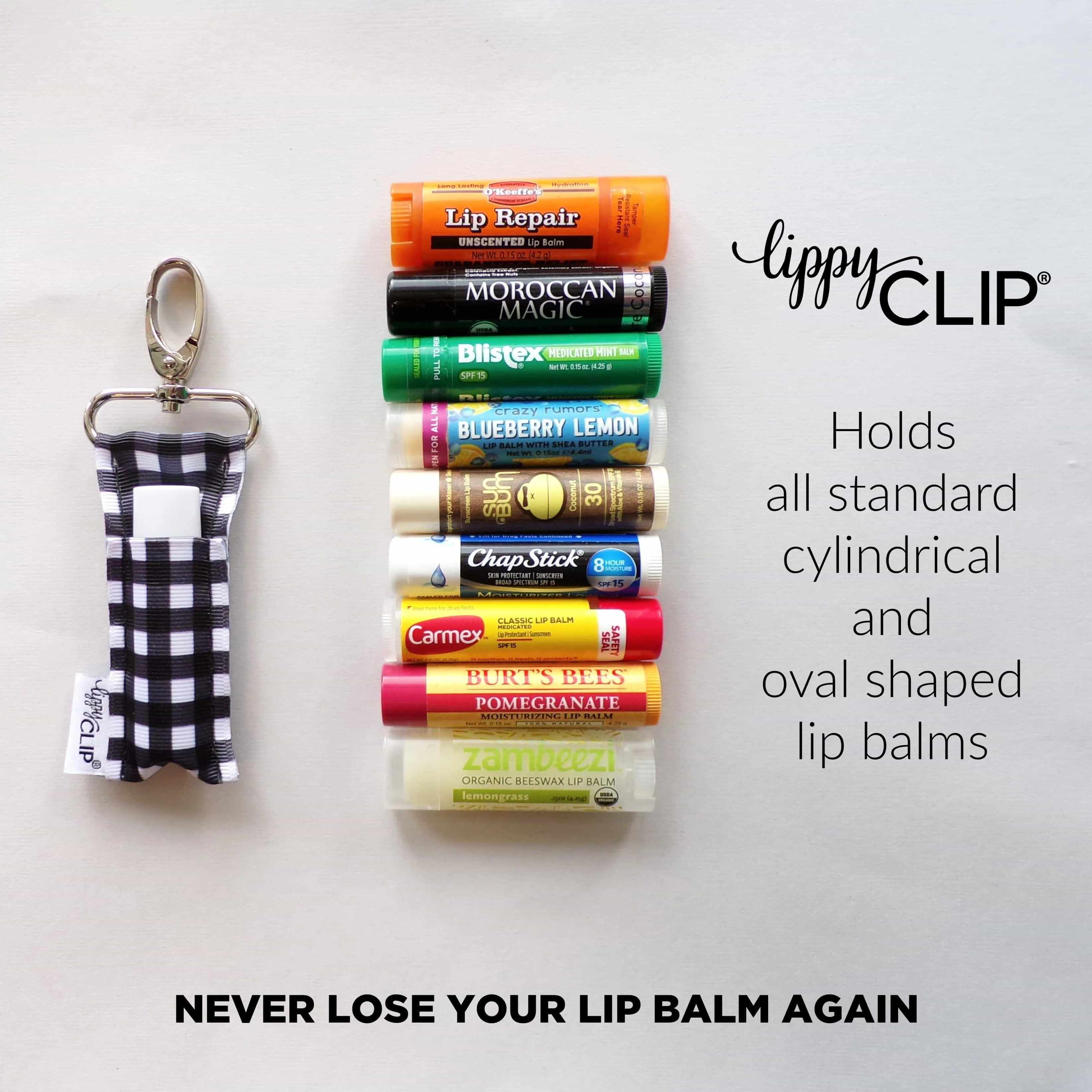 Teacher's Pet LippyClip® Lip Balm Holder for Chapstick