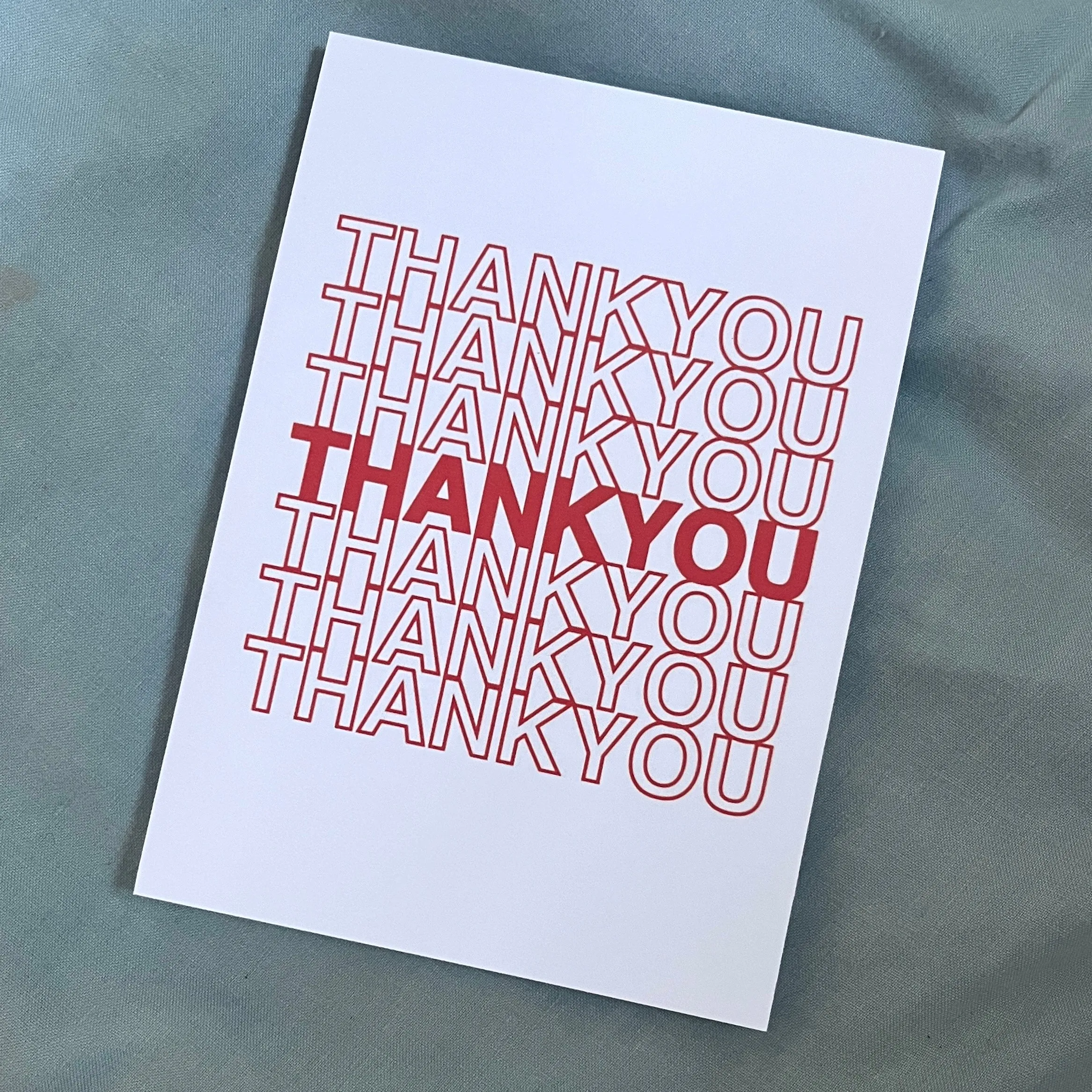 Thank you Notepad tear off thankyou notes