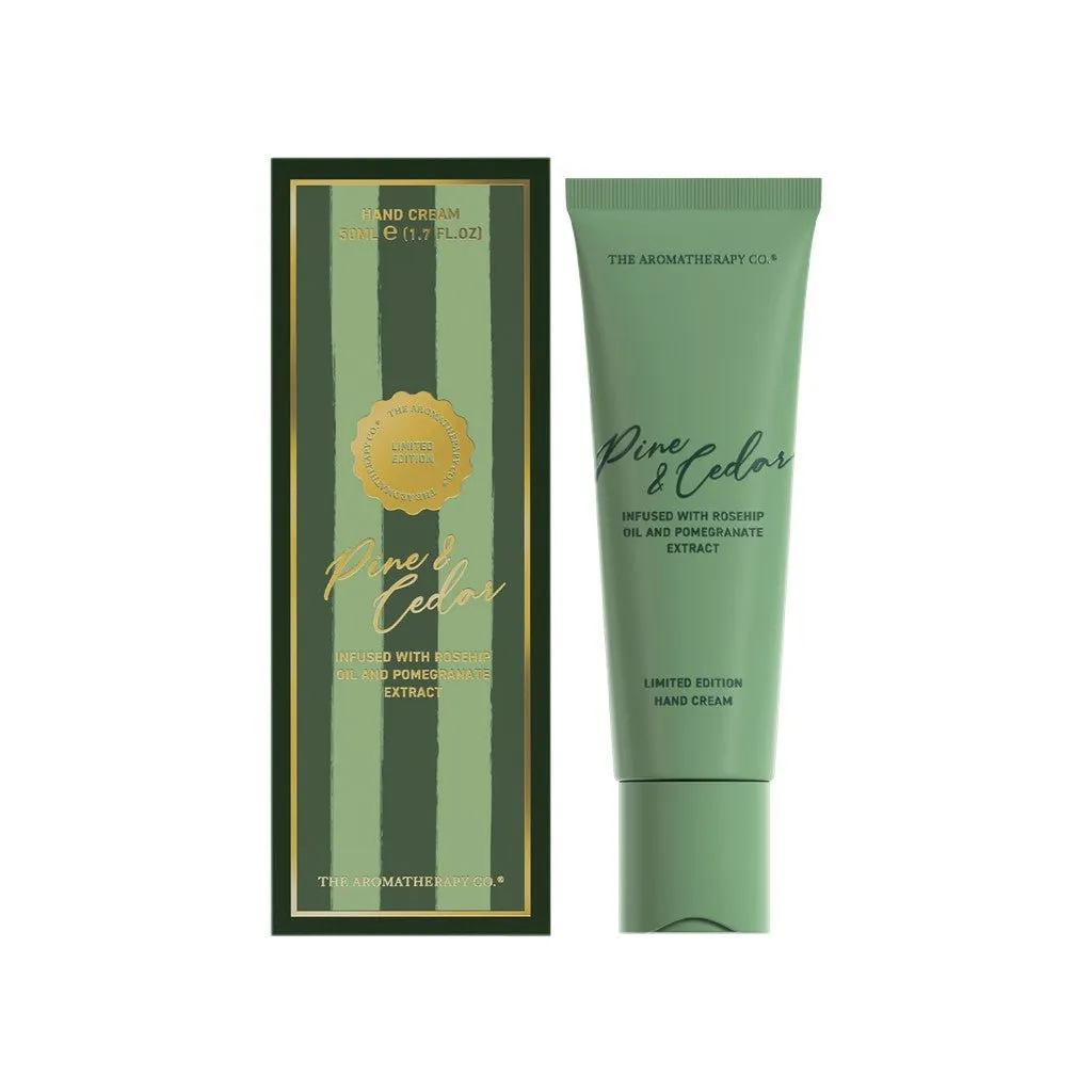 The Aromatherapy Co. - Festive Hand Cream 50ml - Pine & Cedar