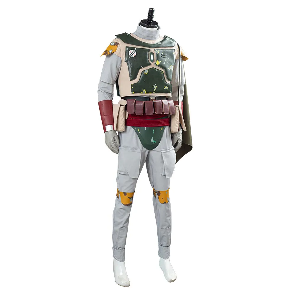 The Book of Boba Fett the Mando Halloween Carnival Suit Boba Fett Cosplay Costume Men Uniform Outfit