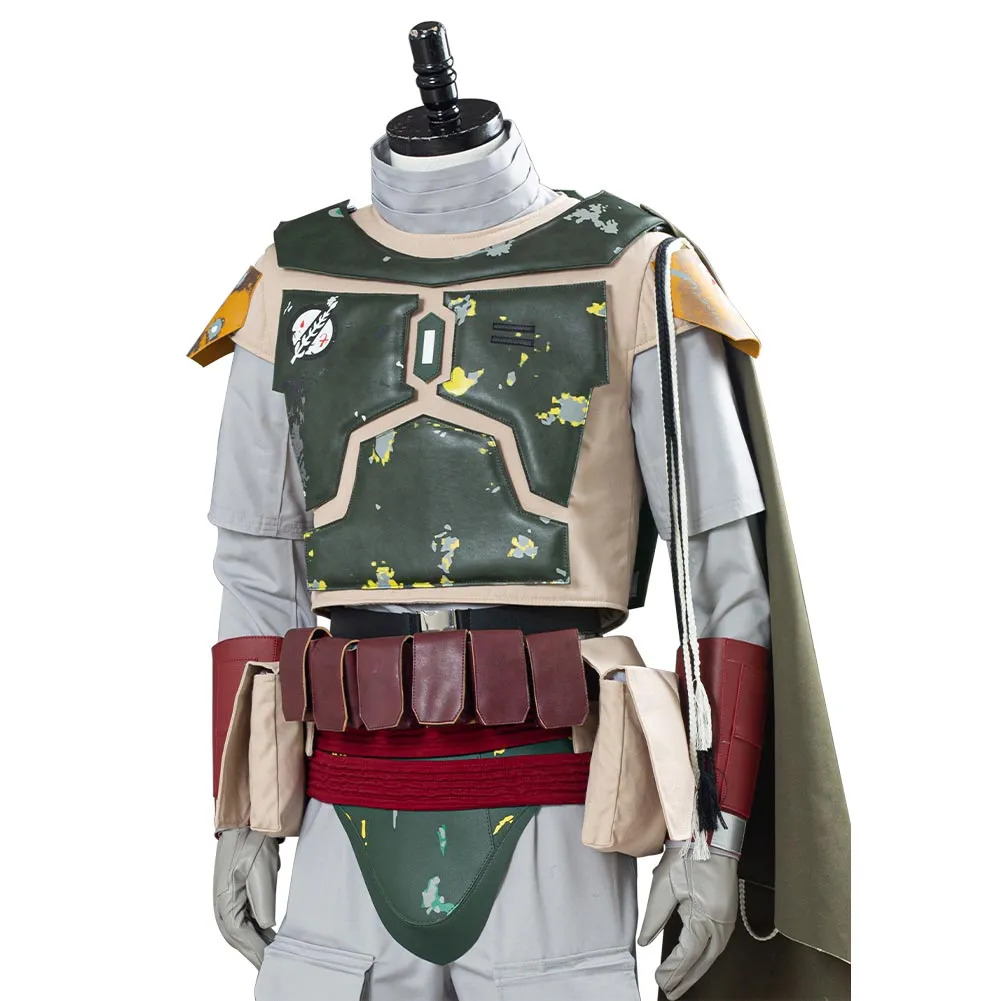The Book of Boba Fett the Mando Halloween Carnival Suit Boba Fett Cosplay Costume Men Uniform Outfit