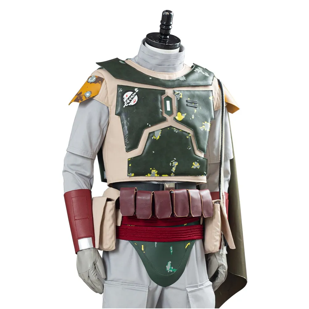 The Book of Boba Fett the Mando Halloween Carnival Suit Boba Fett Cosplay Costume Men Uniform Outfit