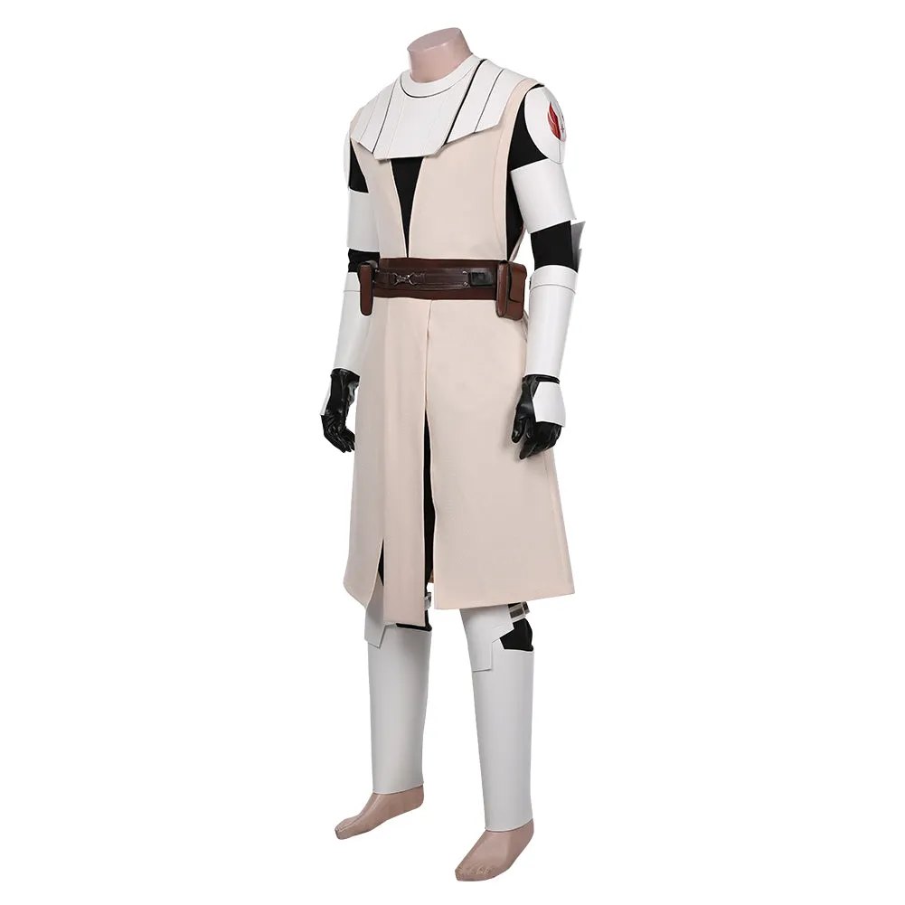 The Clone Wars Obi Wan Kenobi Halloween Carnival Suit Cosplay Costume Coat Uniform Outfit