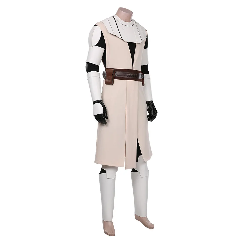 The Clone Wars Obi Wan Kenobi Halloween Carnival Suit Cosplay Costume Coat Uniform Outfit