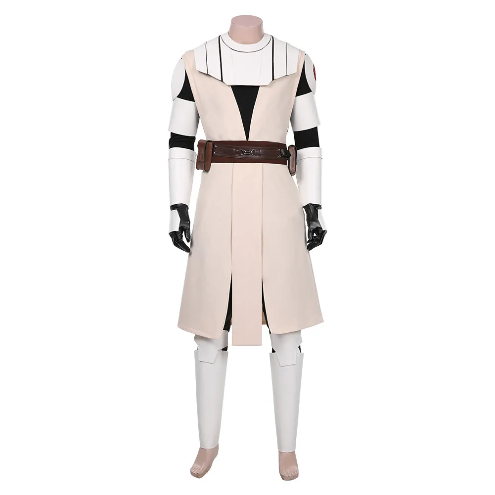 The Clone Wars Obi Wan Kenobi Halloween Carnival Suit Cosplay Costume Coat Uniform Outfit