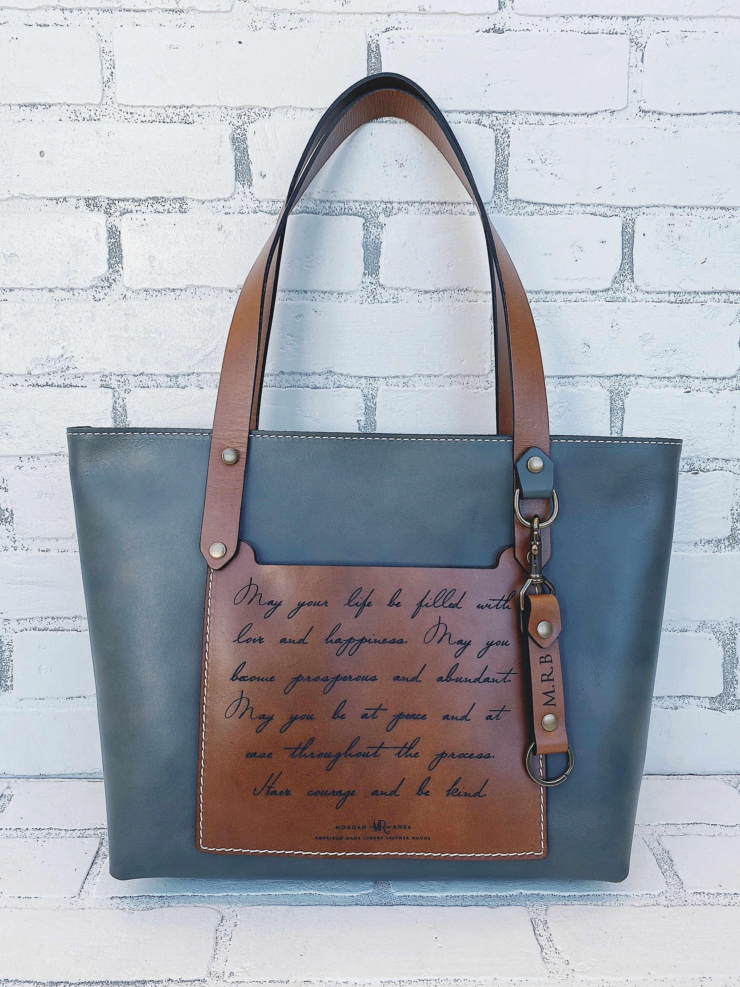 The Copper Swivel Snap Linden Keychain