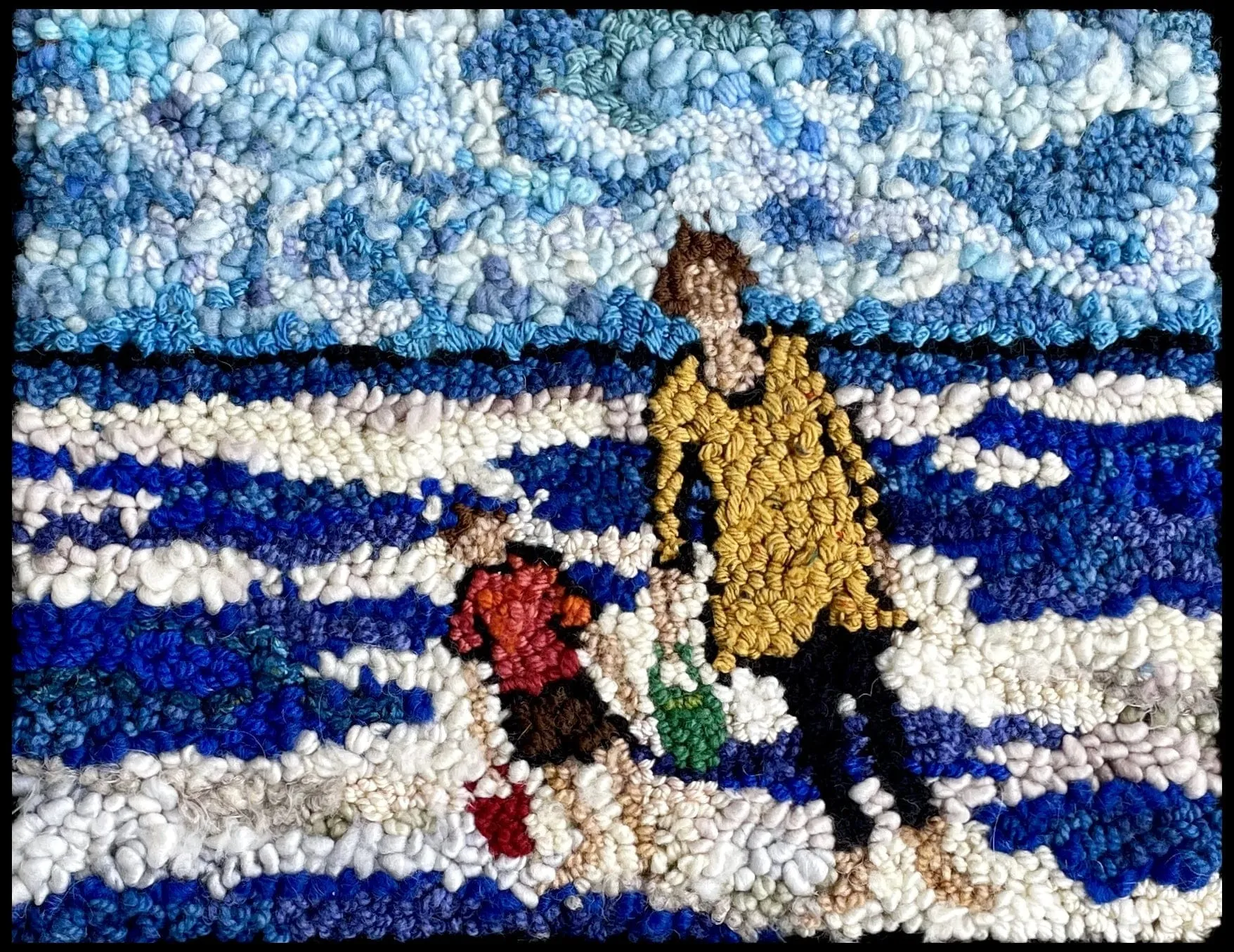 The Sea Glass Collectors: Course, and/or Pattern, and/or Kit. 10" x 14"