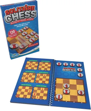 ThinkFun Solitaire Chess Magnetic Travel Puzzle