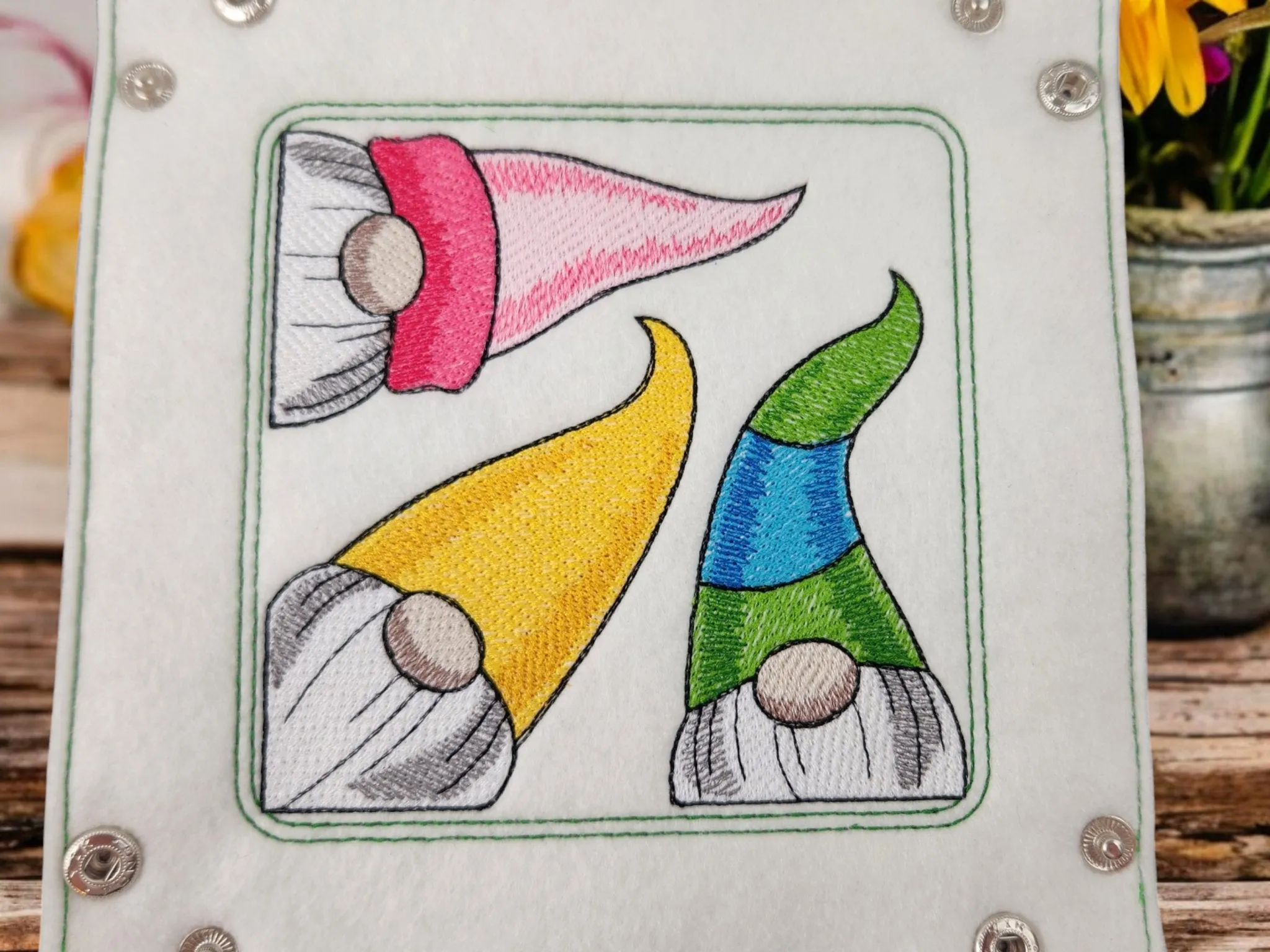 Three gnome dice tray