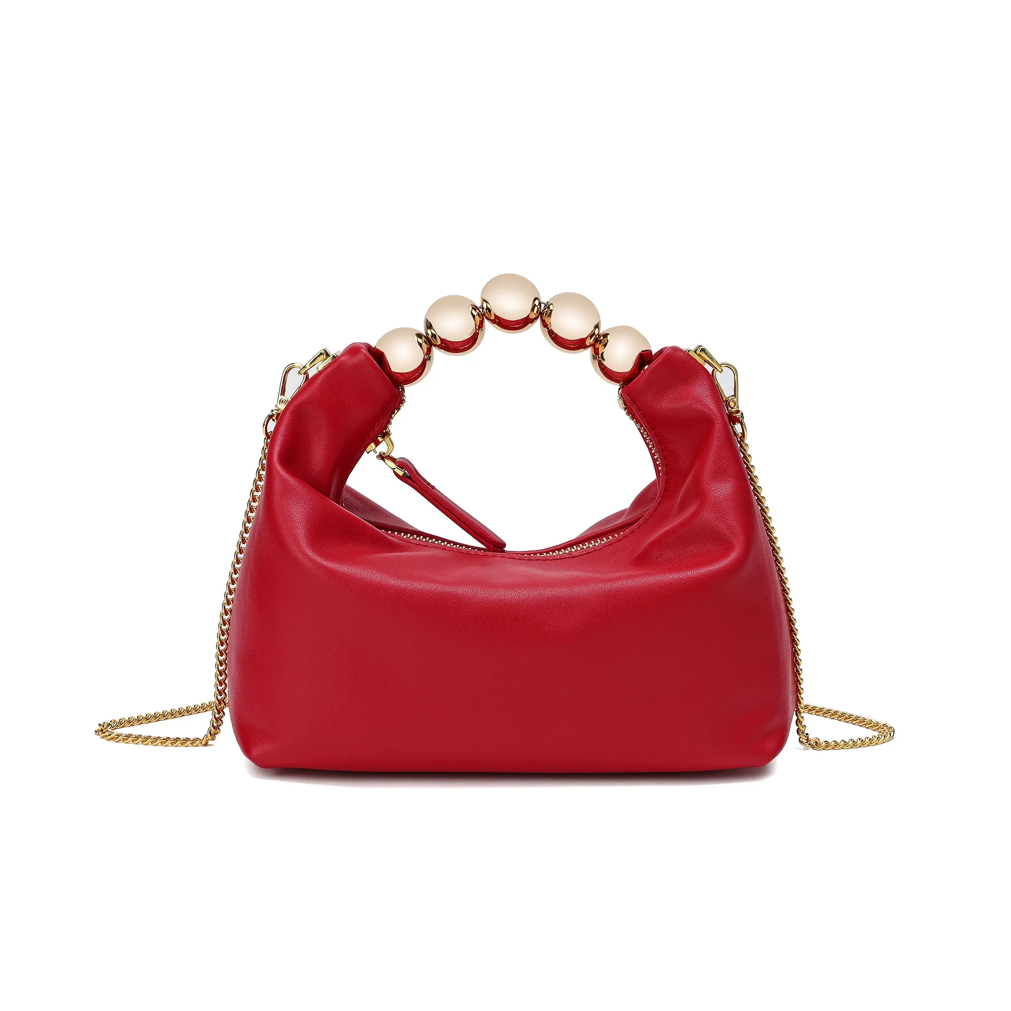 Tiffany & Fred Smooth Leather Top-Handle/Shoulder Bag