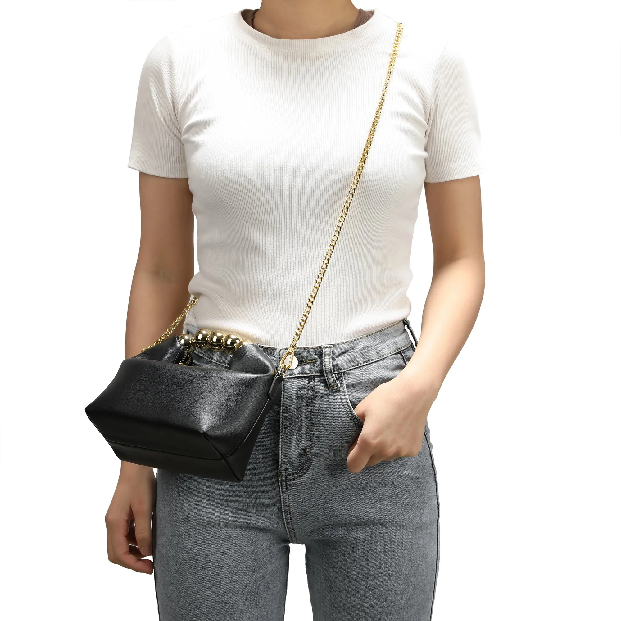 Tiffany & Fred Smooth Leather Top-Handle/Shoulder Bag