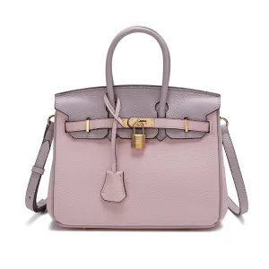 Tiffany & Fred Top-Grain Leather Shoulder Bag