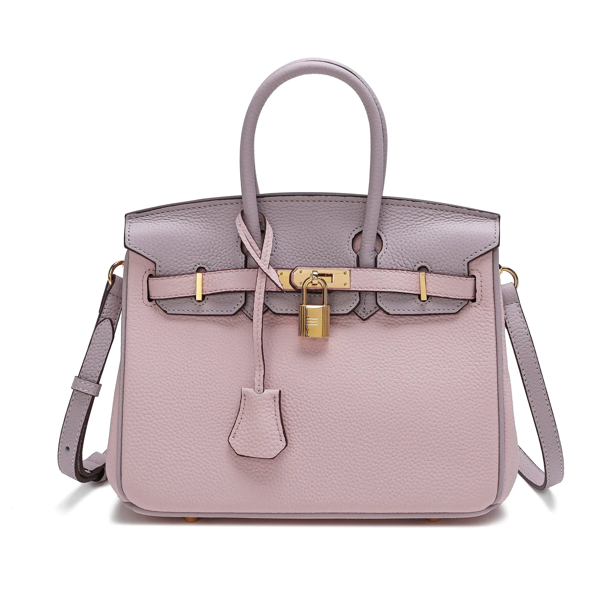 Tiffany & Fred Top-Grain Leather Shoulder Bag