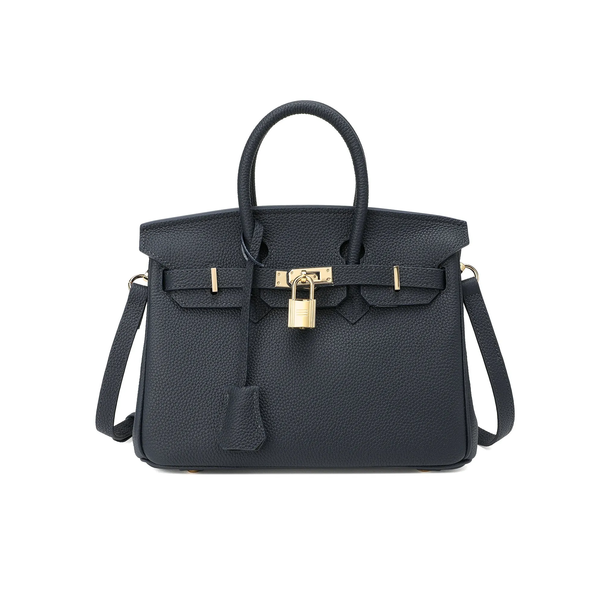 Tiffany & Fred Top-Grain Leather Shoulder Bag