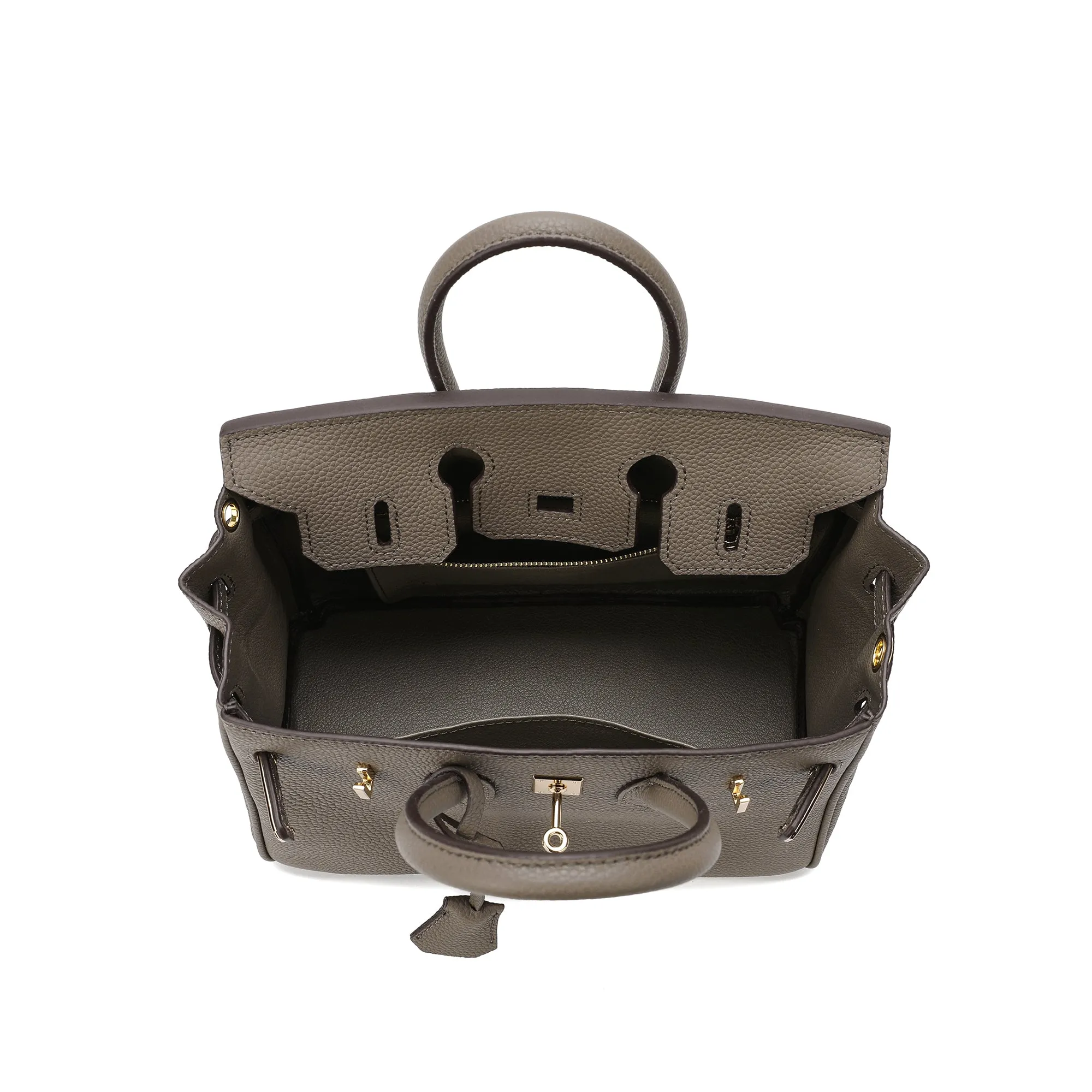 Tiffany & Fred Top-Grain Leather Shoulder Bag