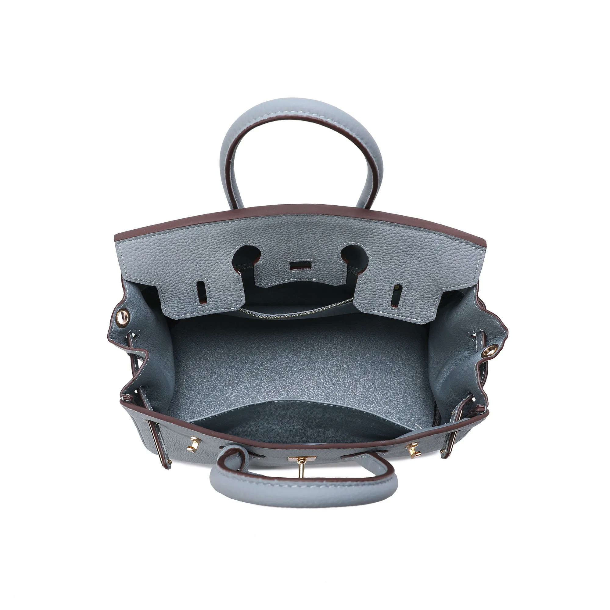 Tiffany & Fred Top-Grain Leather Shoulder Bag