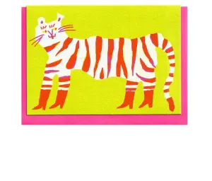 Tiger in Boots Card