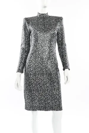 Tiger Print Paillette Dress