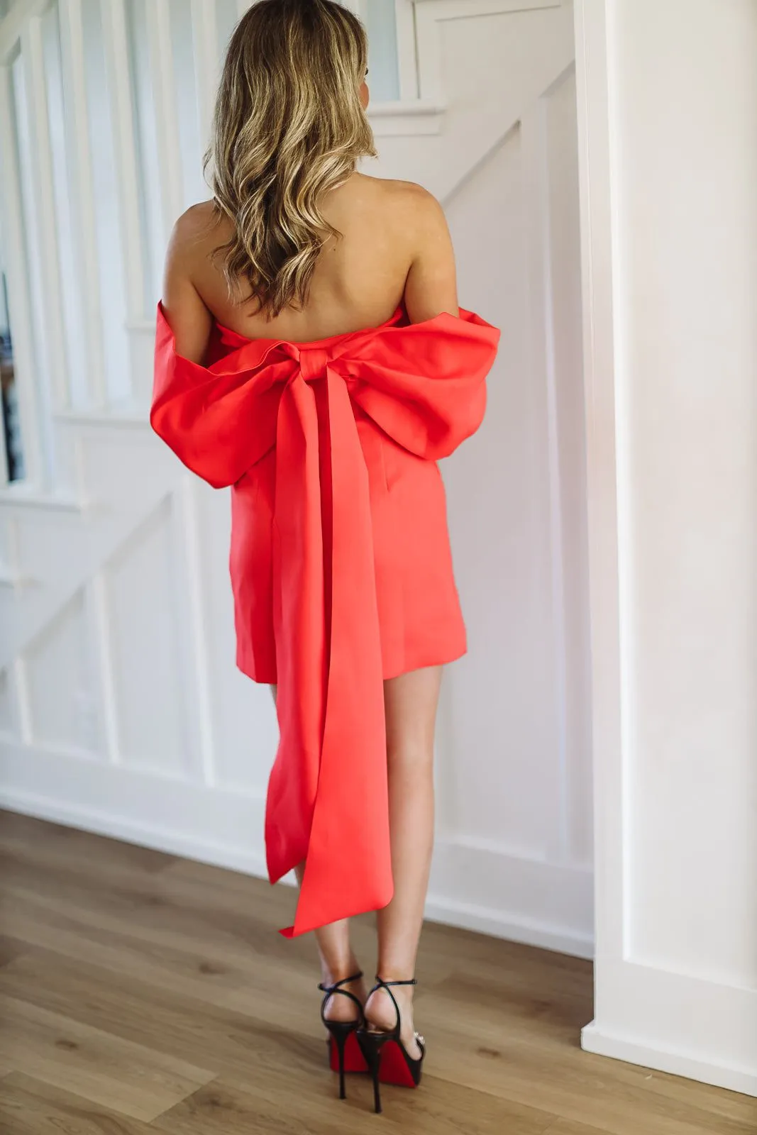 Time in Paris Cocktail Dress - Red