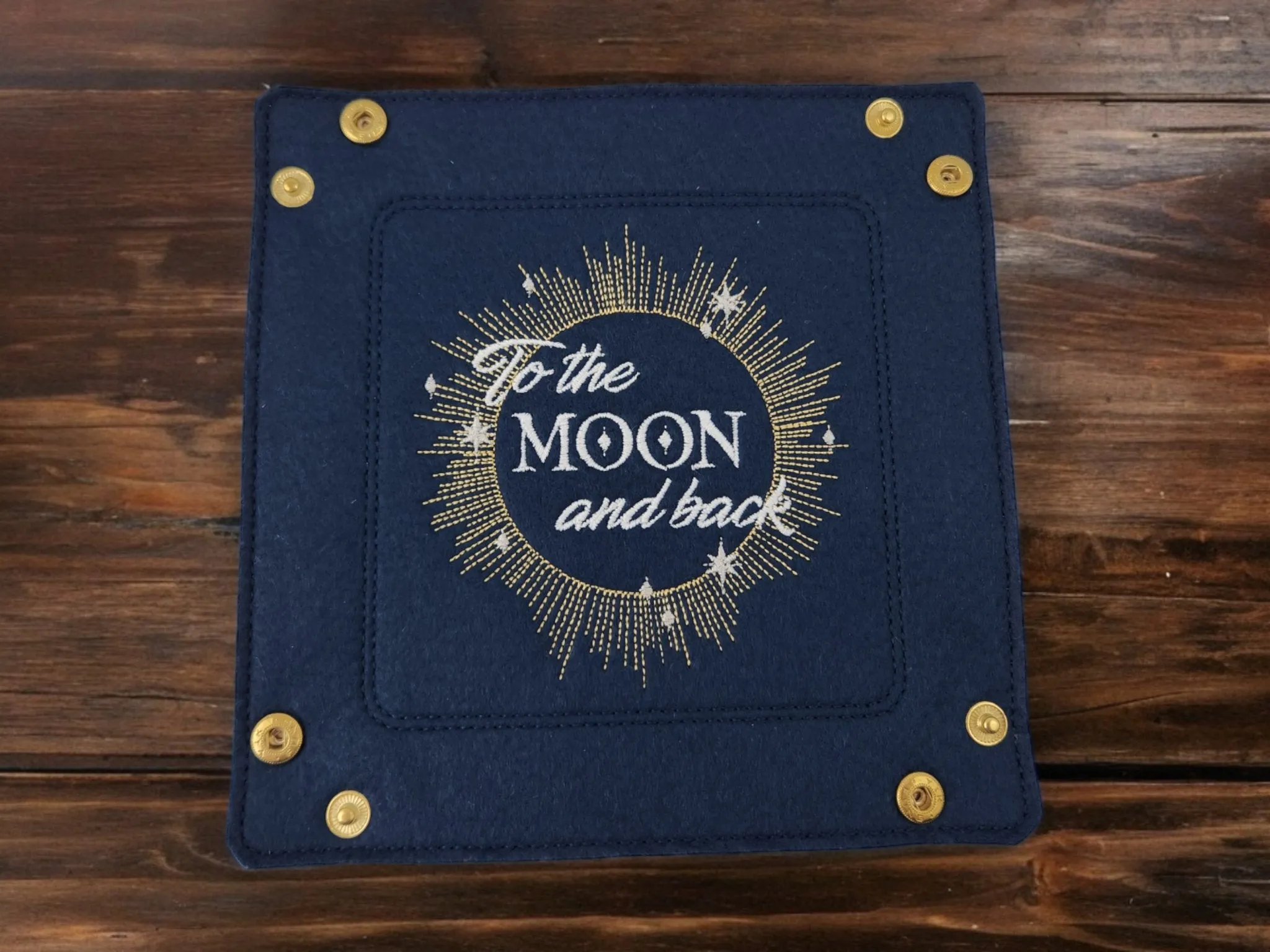 To the moon and back dice tray