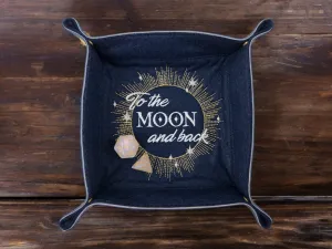 To the moon and back dice tray
