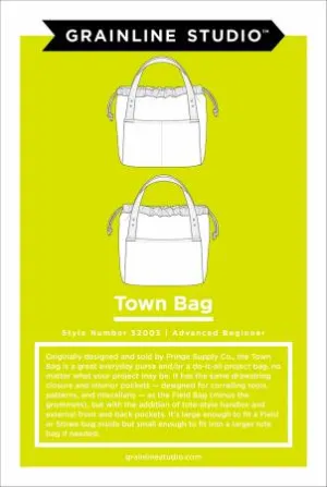 Town Bag Pattern By Grainline Studios