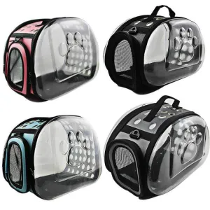 Transparent Pet Travel Carrier Bag. New Collection!
