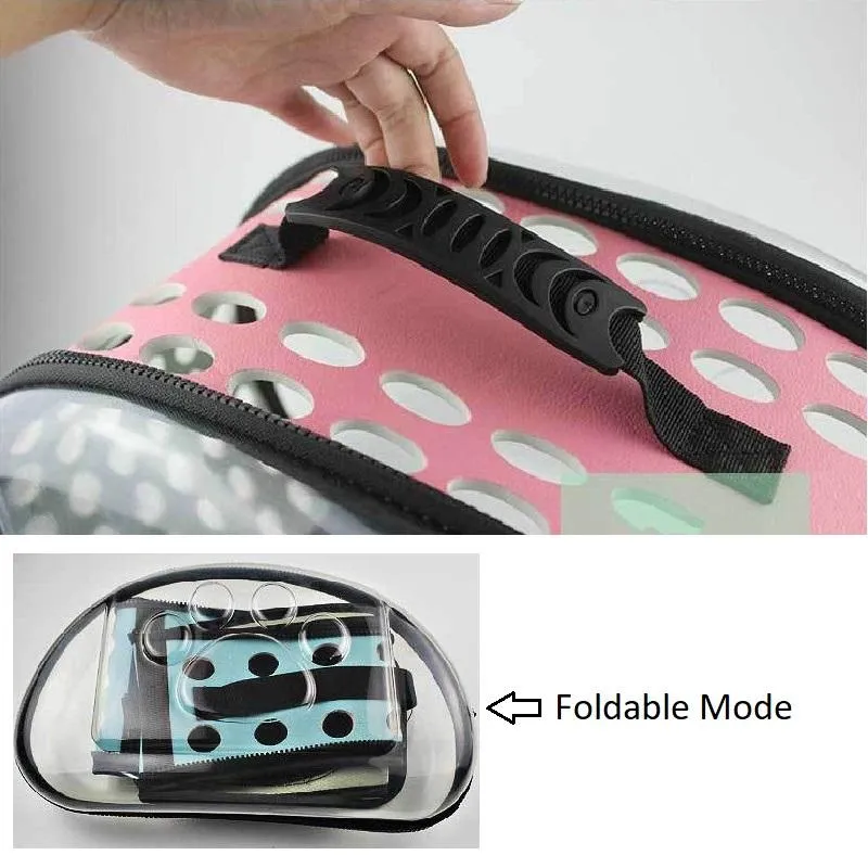 Transparent Pet Travel Carrier Bag. New Collection!