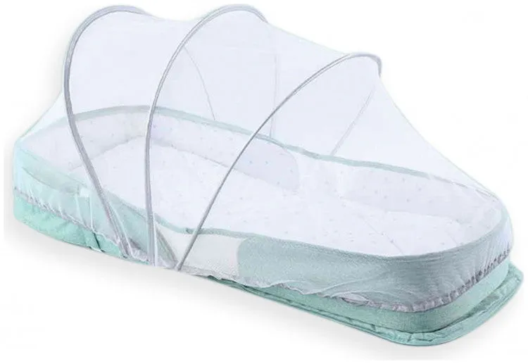 Travel Bag Bed 2 in 1 Bear Mint
