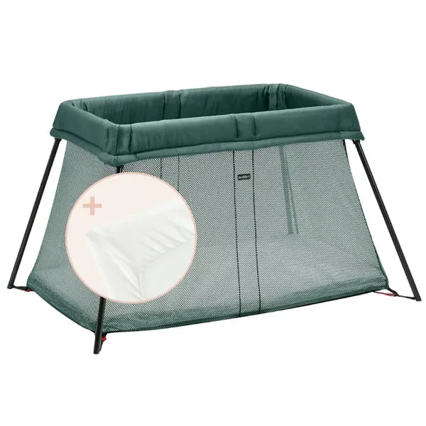 Travel Crib Light Bundle With Fitted Sheet