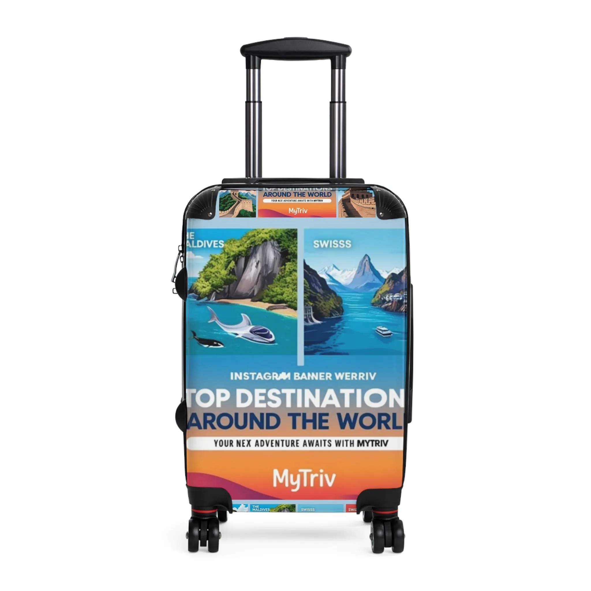 Travel Suitcase - Top Destinations