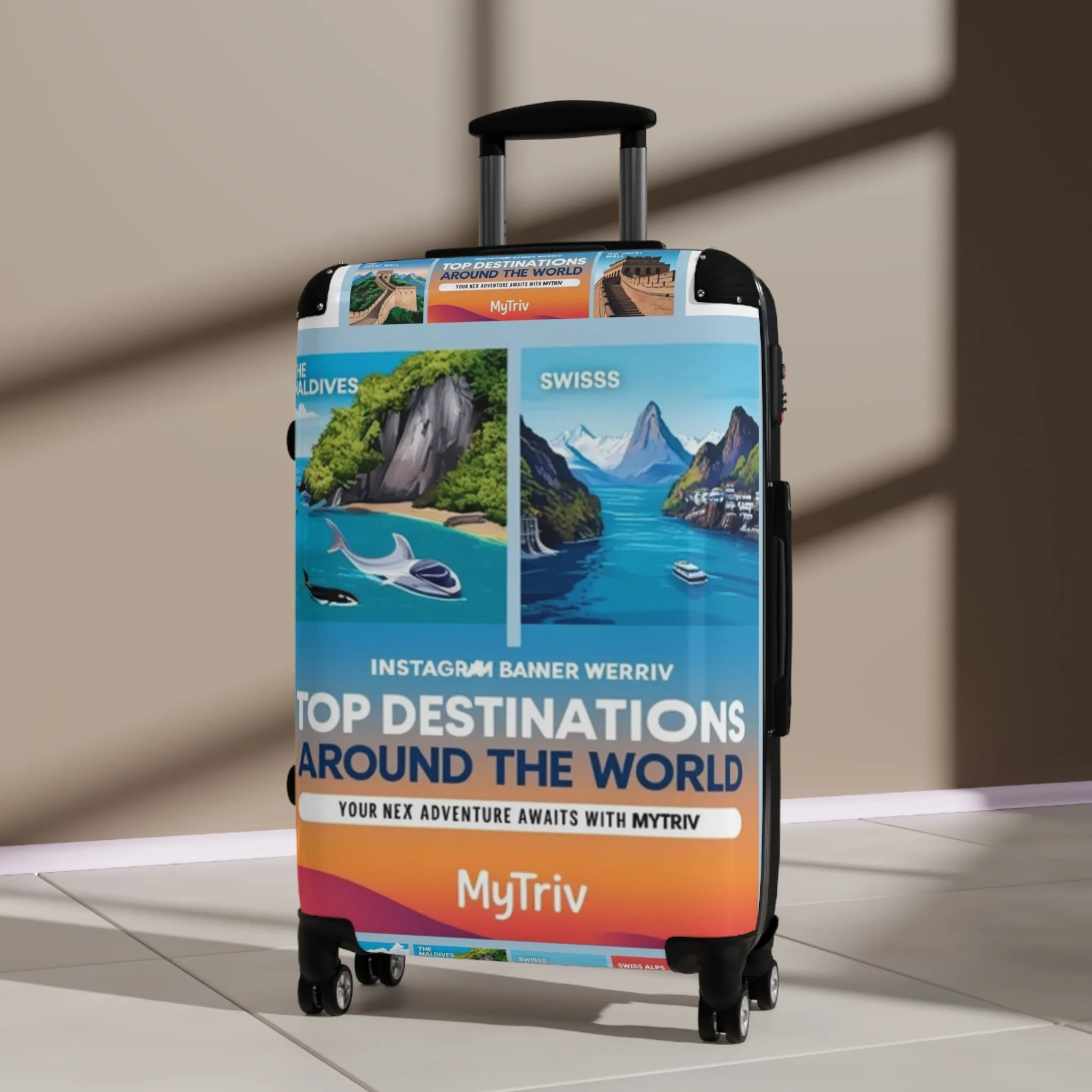 Travel Suitcase - Top Destinations