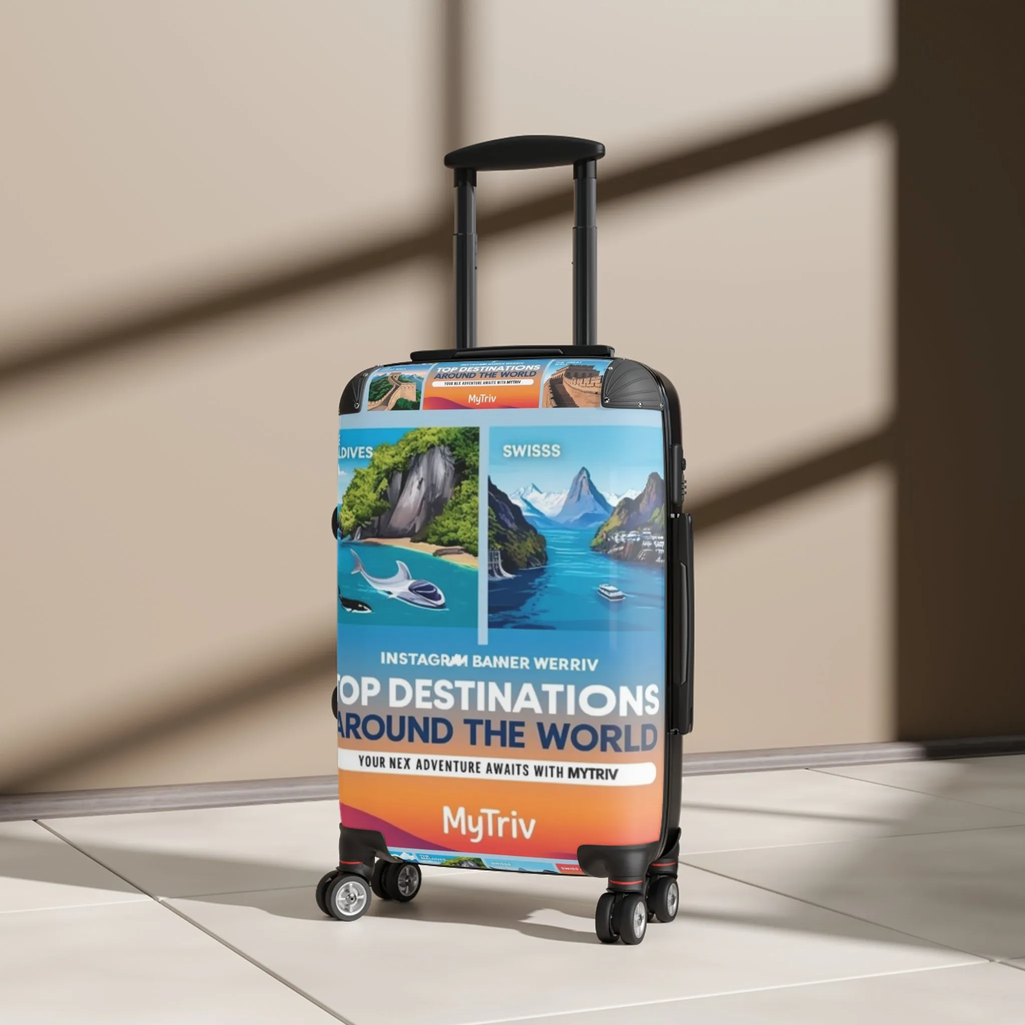 Travel Suitcase - Top Destinations