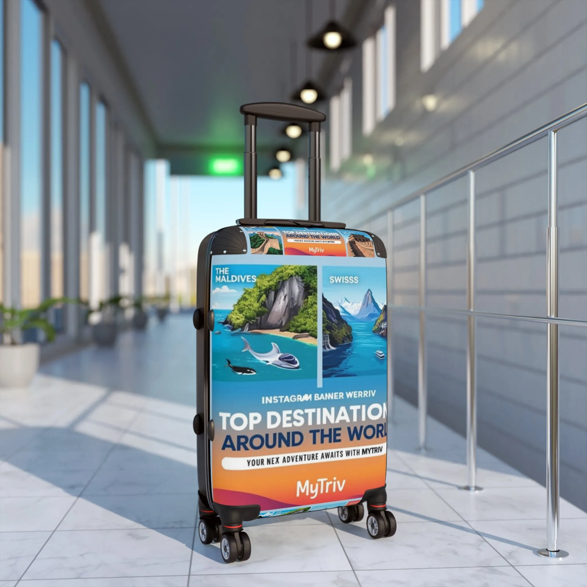 Travel Suitcase - Top Destinations