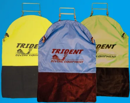 Trident Lobster Squeeze 1 Handed Open Game Bag w/D-ring Scuba GR GB67