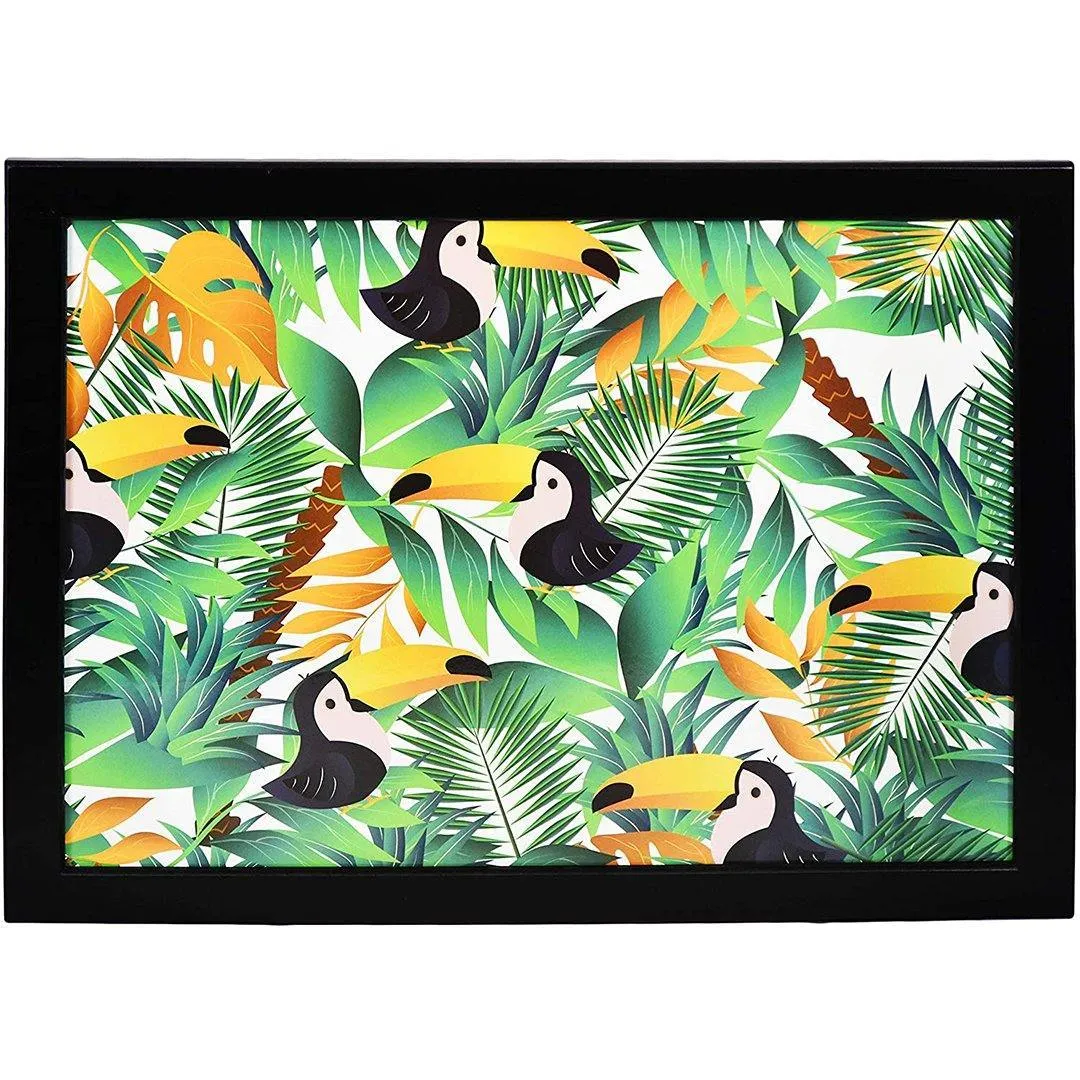 Tropical Lap Tray With Bean Bag Cushion