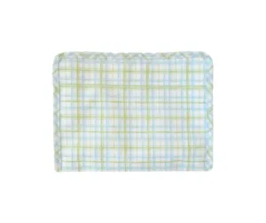 TRVL Design Classic Plaid Green Zip Pouch Medium Roadie